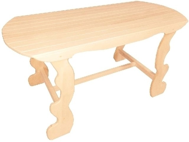 Стол с фигурными ножками разборный 140х63х73 см Банные штучки 32442